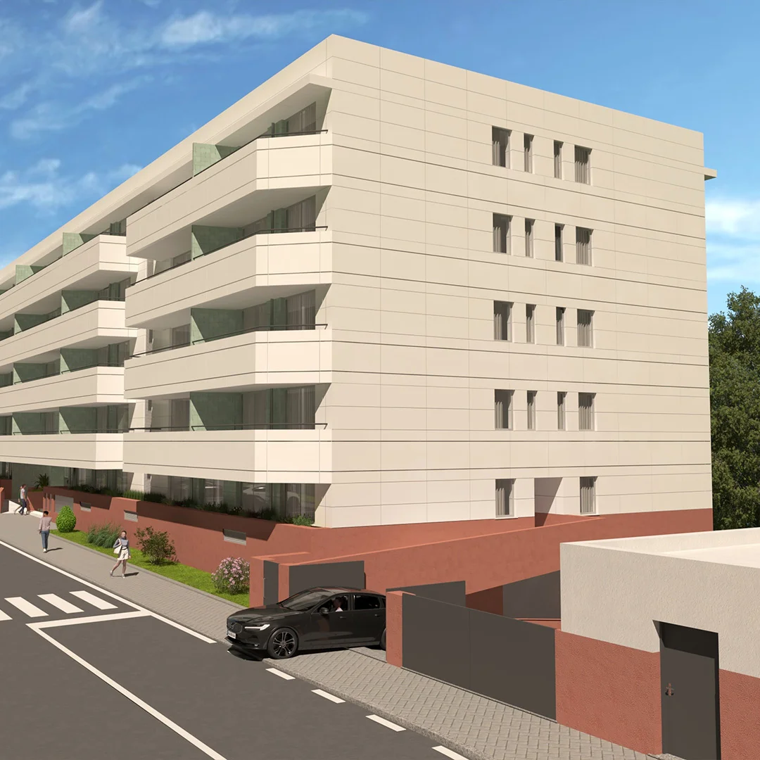 Pormenor de acabamento dos Apartamentos