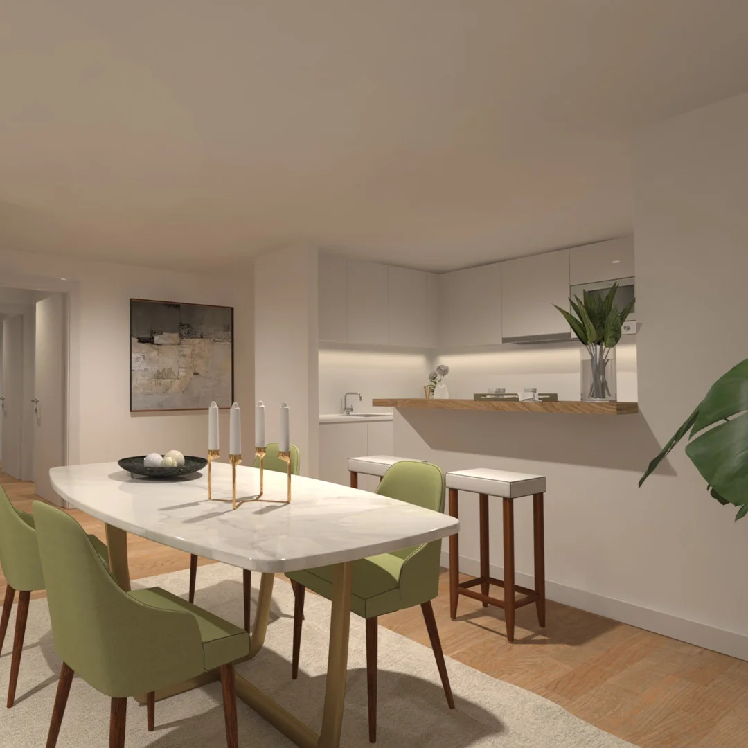 Pormenor de acabamento das Cozinhas