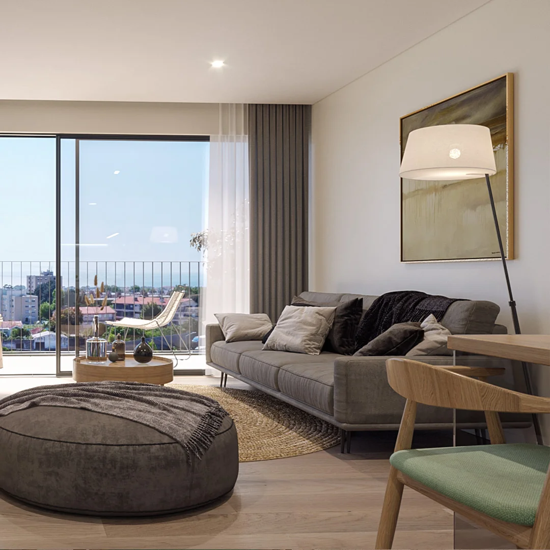 Pormenor de acabamento das Sala