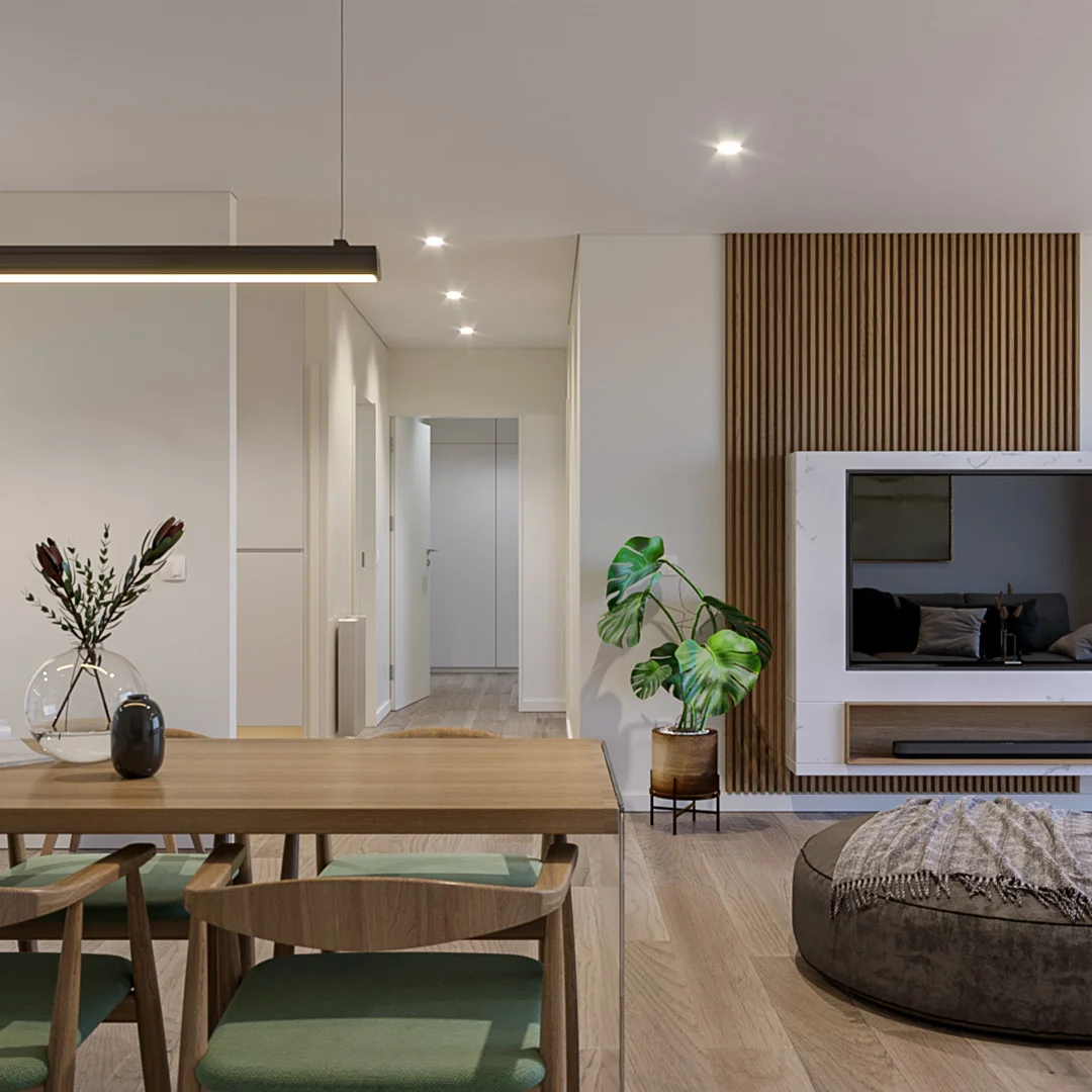 Pormenor de acabamento dos Apartamentos