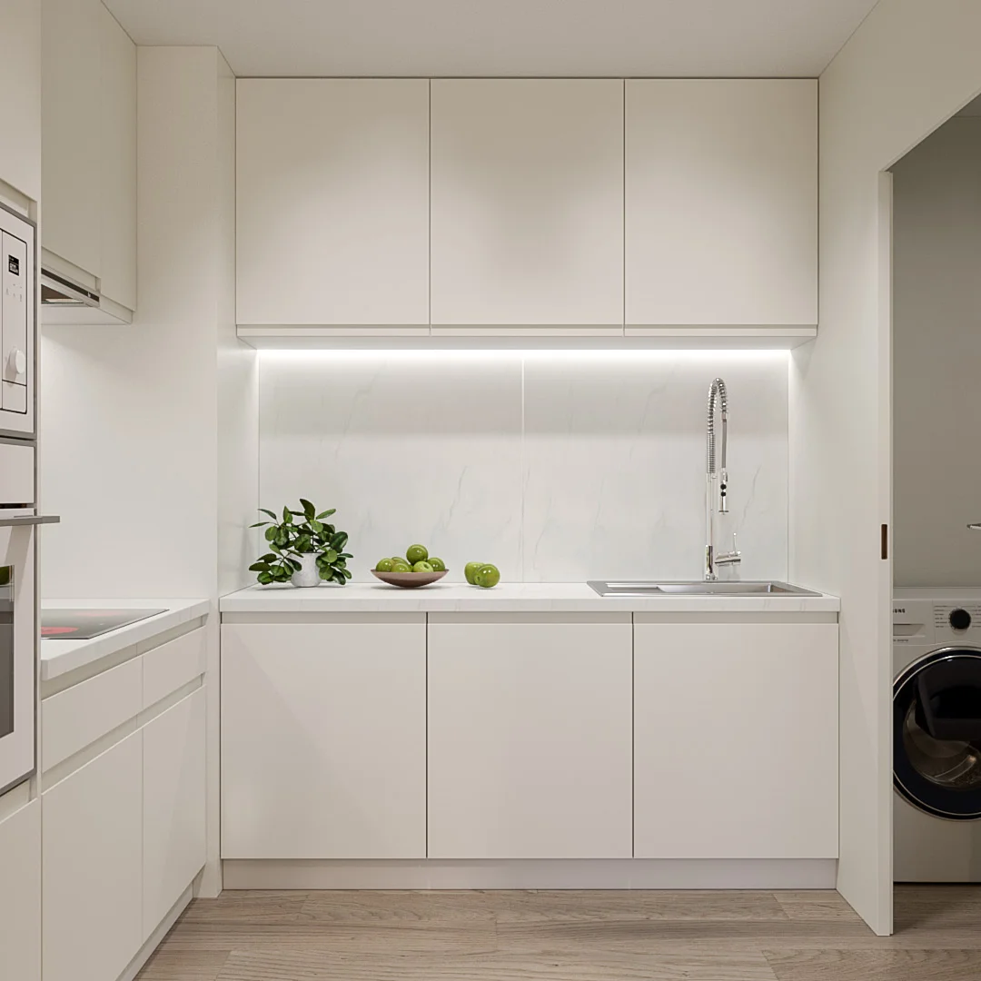 Pormenor de acabamento das Cozinhas